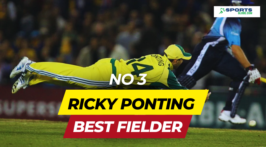 Ricky Ponting is on 3rd place in the list 